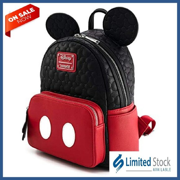 Quilted Mini Backpack Vegan Leather Disney Character Cosplay Accessory main image 6